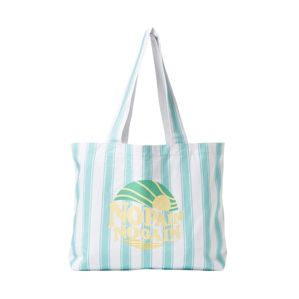 Surf Logo Striped Tote Bag 詳細画像 L.Blue 1
