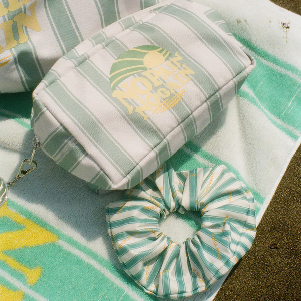 Surf Logo Striped Pouch 詳細画像 L.Blue 9