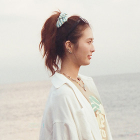 Surf Logo Striped Scrunchie 詳細画像
