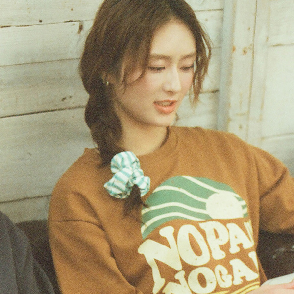 Surf Logo Striped Scrunchie 詳細画像 L.Blue 5