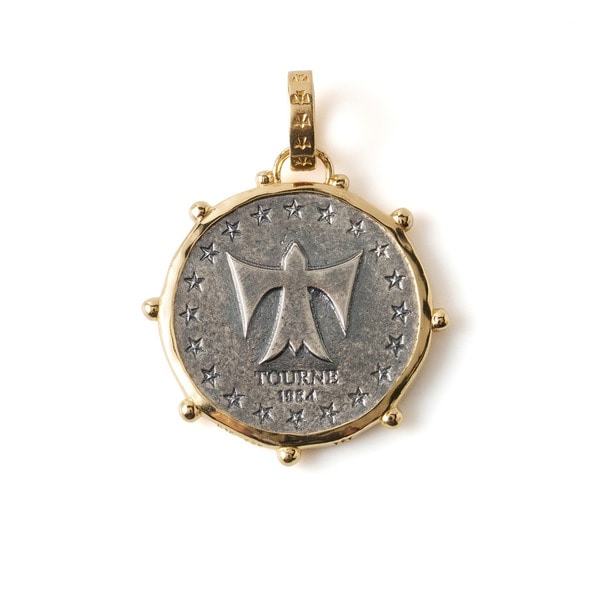 TOURNE Original Coin Charm Bi-Color 詳細画像 Silver 1