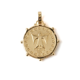 TOURNE Original Coin Charm K18YG		