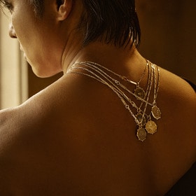 TOURUNE Original Chain Necklace K12YG (40cm) 詳細画像