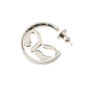 Circle Logo Earrings(SV) 詳細画像