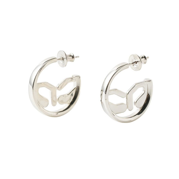 Circle Logo Earrings(SV) 詳細画像 Silver 1