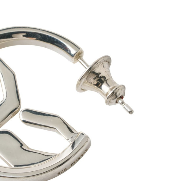 Circle Logo Earrings(SV) 詳細画像 Silver 4
