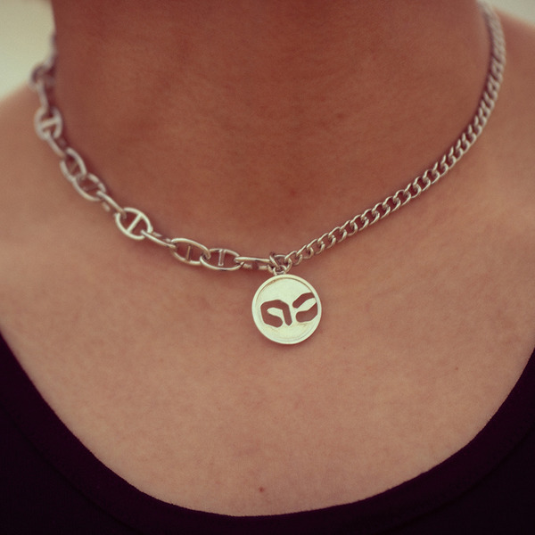 Circle Logo Necklace(SV) 詳細画像 Silver 7