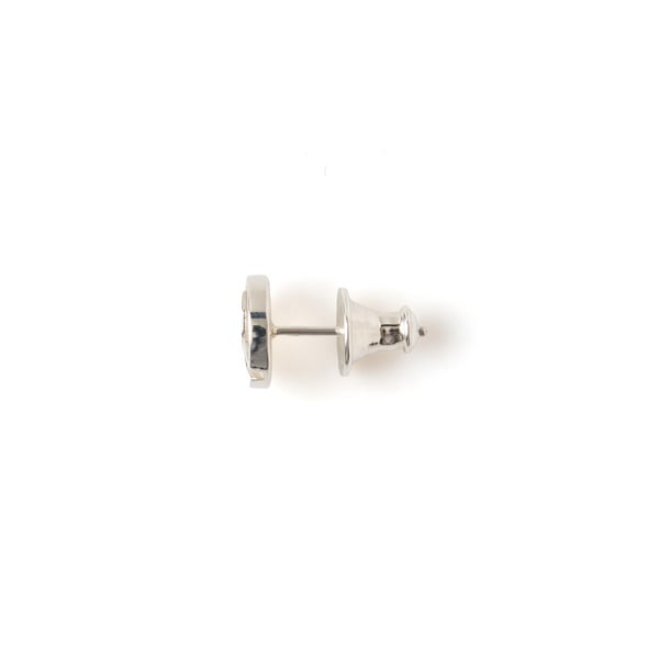 Circle Logo Stud earring(SV) 詳細画像 Silver 2