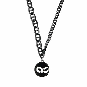 Circle Logo Necklace(BK) 詳細画像