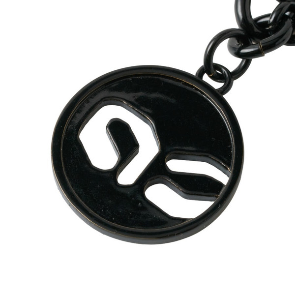 Circle Logo Necklace(BK) 詳細画像 Black 2