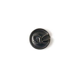 Circle Logo Stud earring(BK) 詳細画像