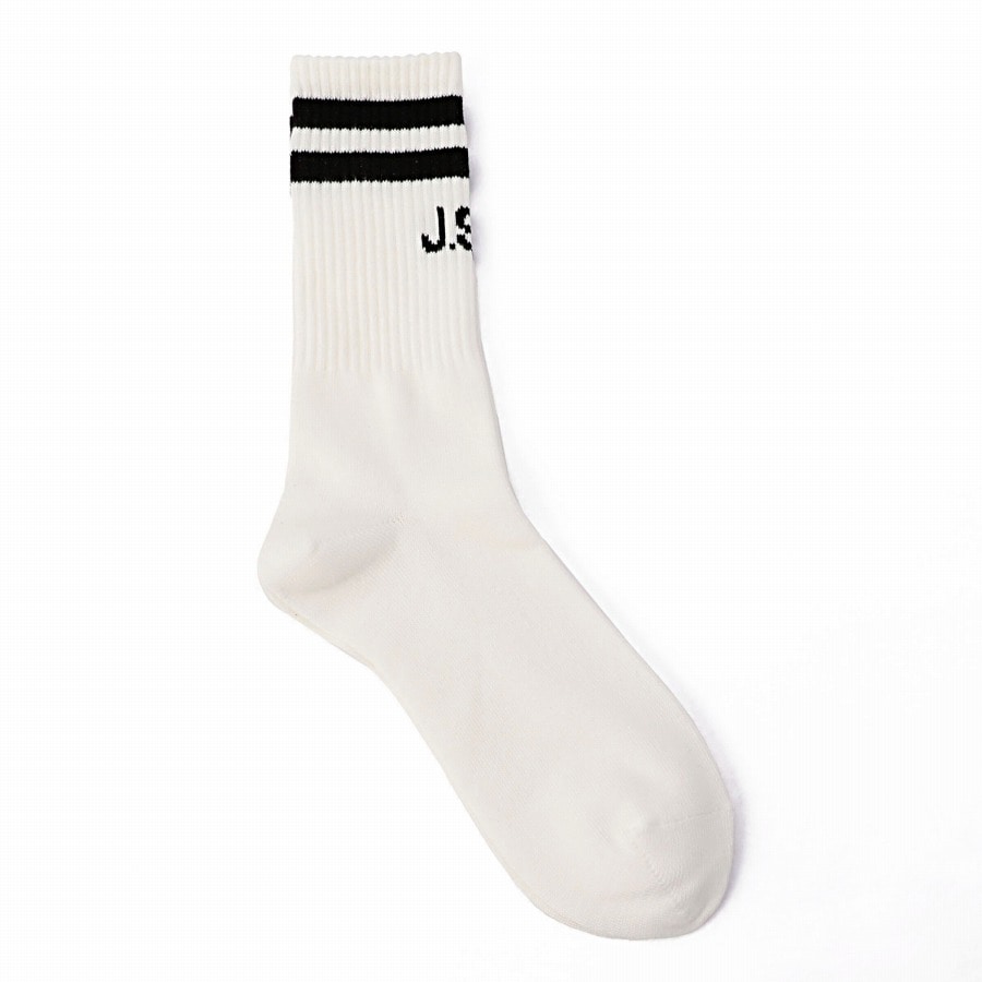 Logo Socks 詳細画像 White 1