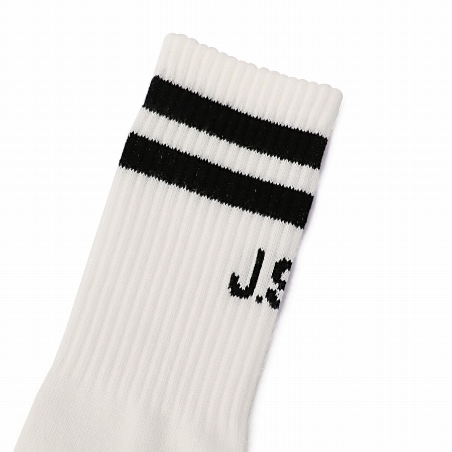 Logo Socks 詳細画像 White 2