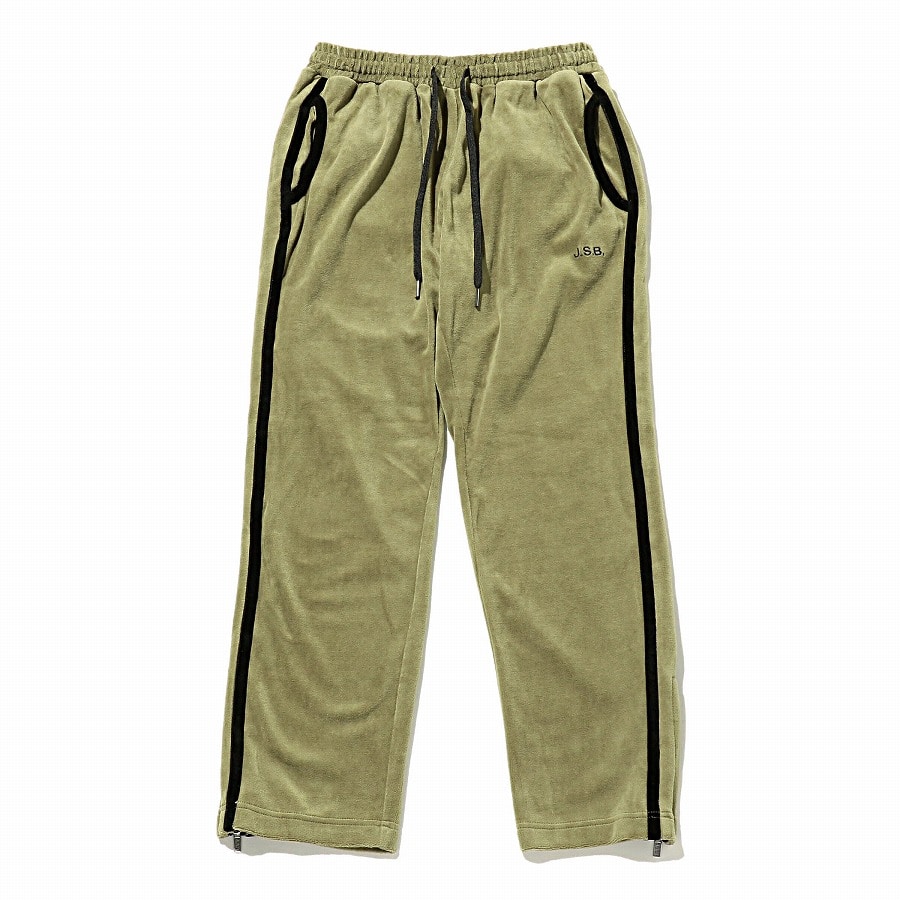 khaki track pants