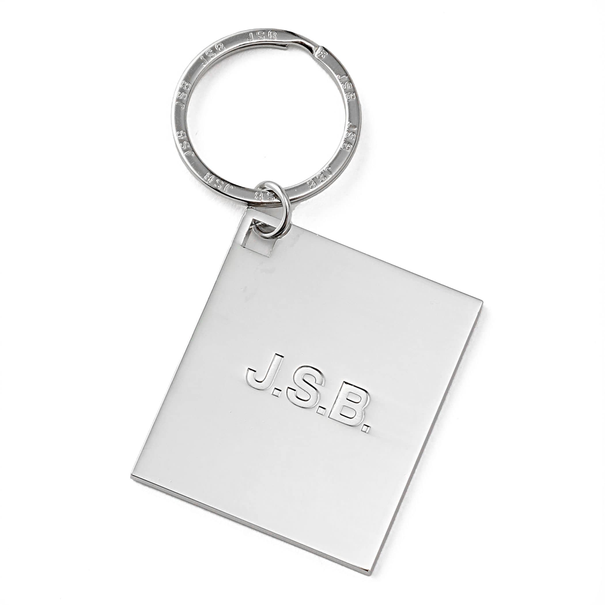 Label Plate Keyring J S B Vertical Garage Official Online Store バーティカルガレージ公式通販サイト