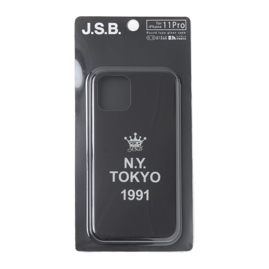 JSB 10th Logo Glass iPhone Case 11Pro 詳細画像 Black×White 1