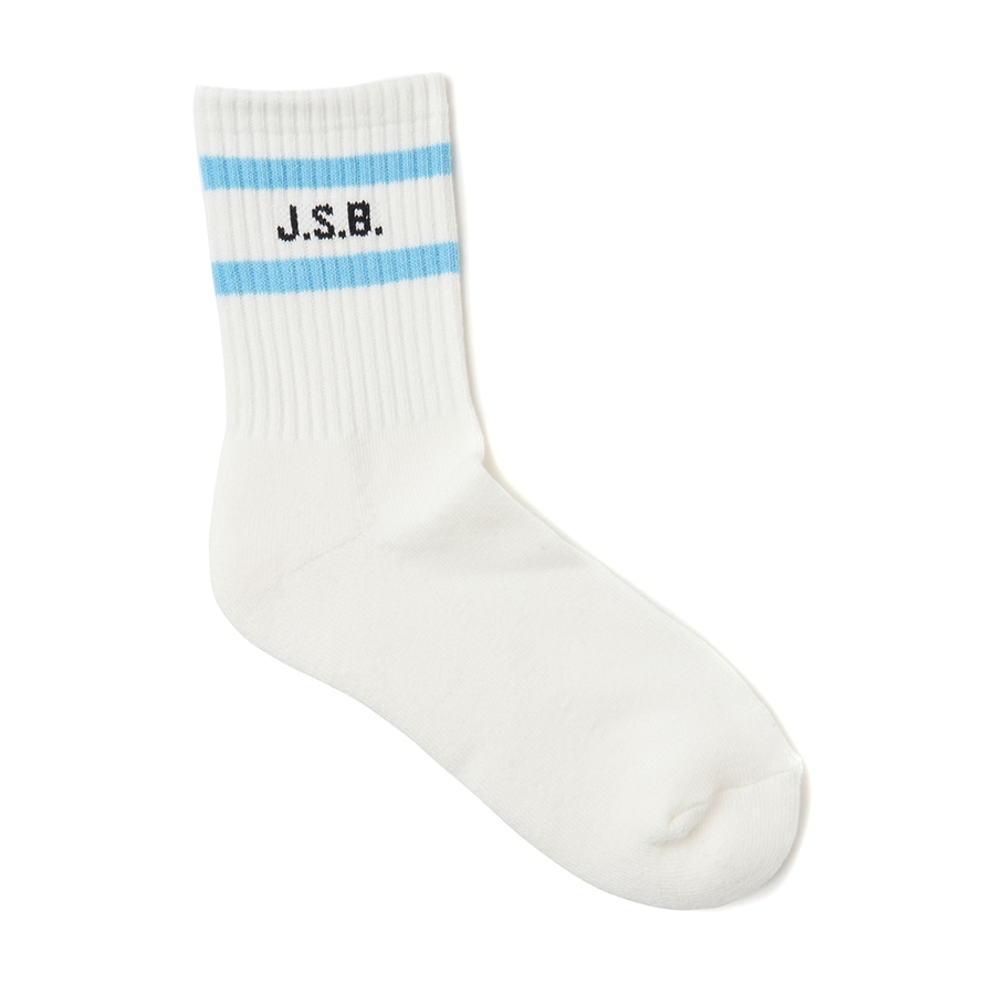 Logo Line Socks 詳細画像 White 1