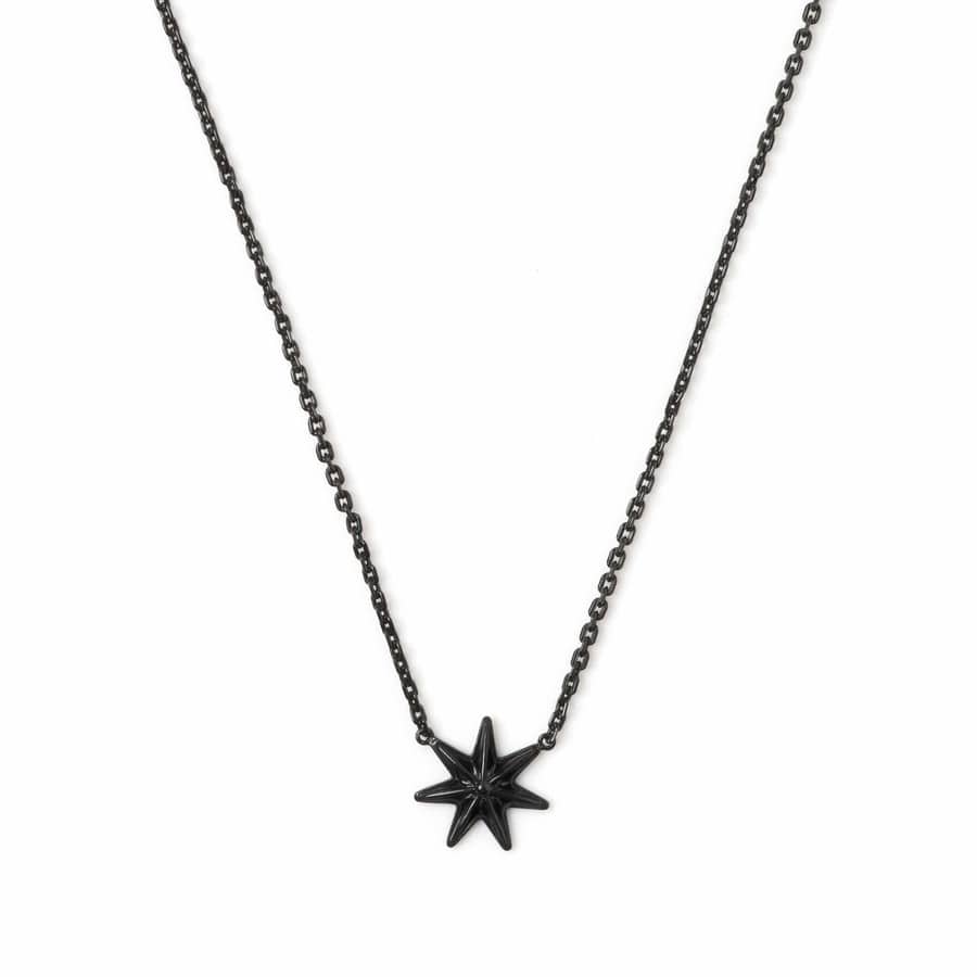 Black Star Necklace 詳細画像 Black 1