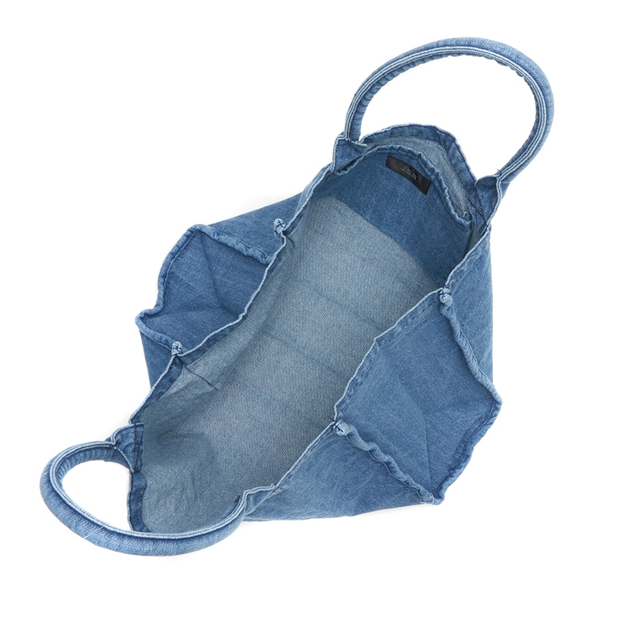 Pop Logo Denim Tote Bag Type 02 詳細画像 Blue 8