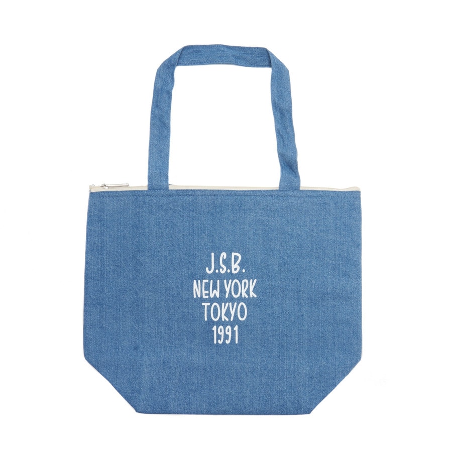 Pop Logo Denim Cool Tote Bag 詳細画像 Blue 3