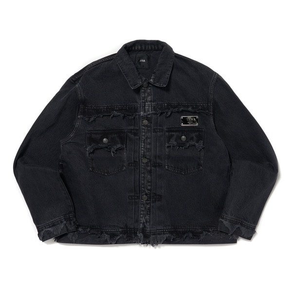 Oversized 2nd Type Grunge Denim Jacket