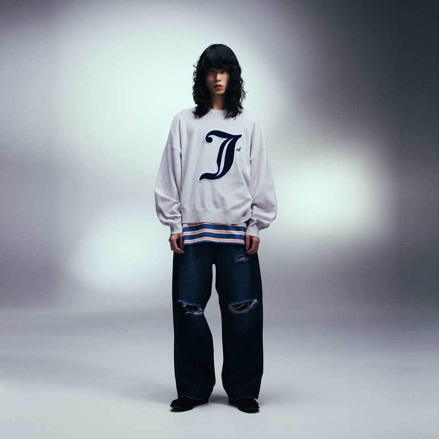Wide Grunge Denim Trouser 詳細画像 Blue 10