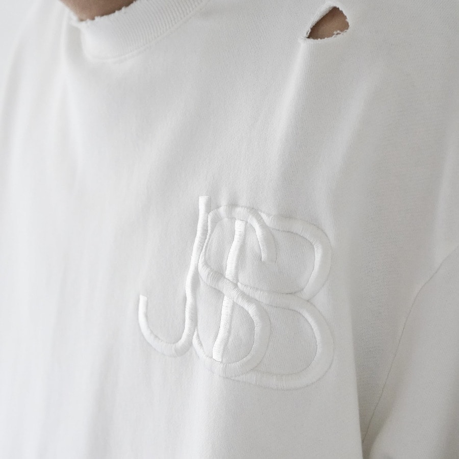 Logo EMB Grunge Sweat Shirt 詳細画像 Black 13