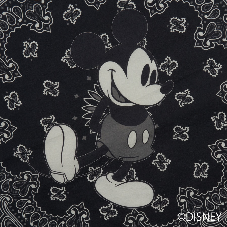 Mickey Mouse Bandana 詳細画像 Black 1