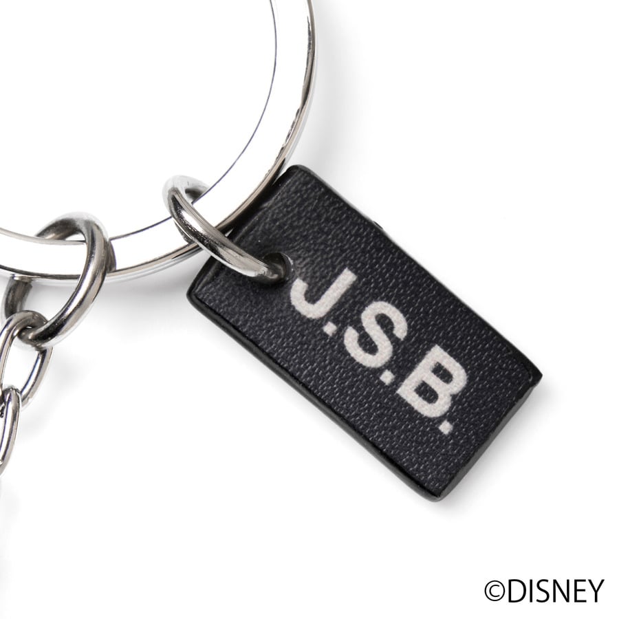 Mickey Mouse Leather Key ring 詳細画像 Black 5
