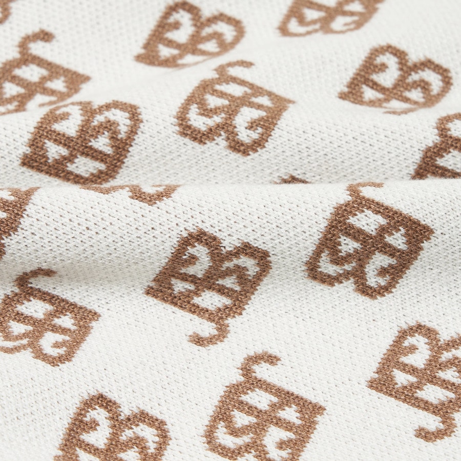 Monogram Logo Knit Sweat 詳細画像 Beige 6