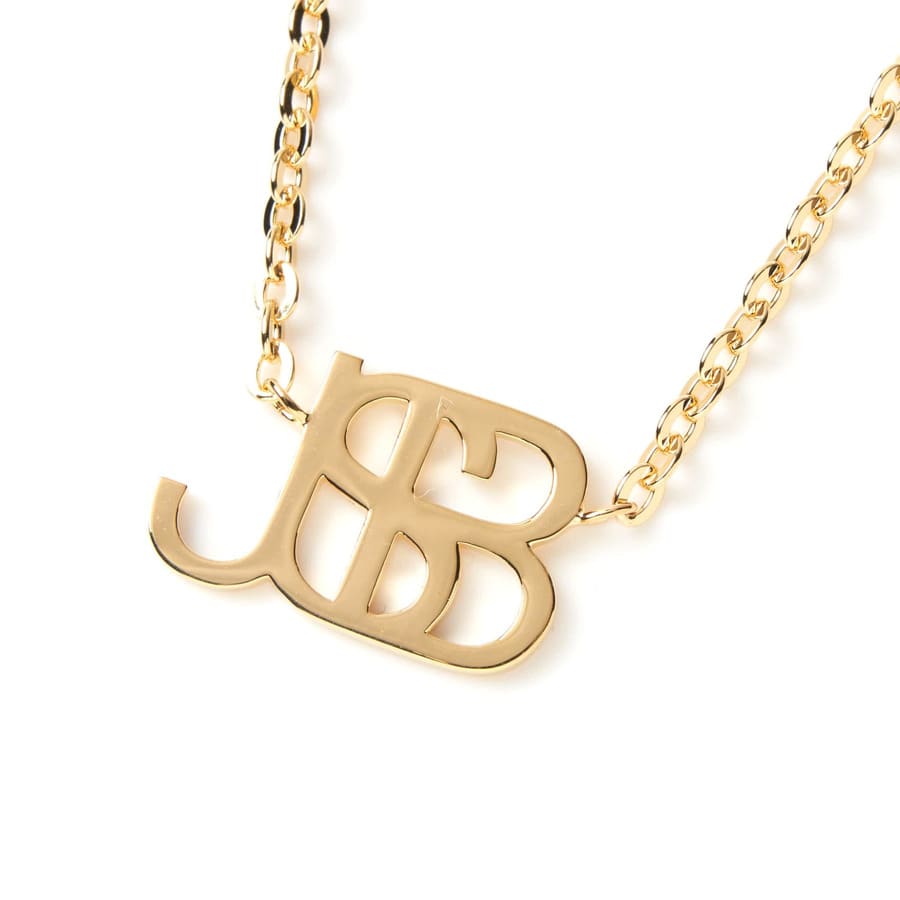 J.S.B. Logo Necklace Flat 詳細画像 Gold 3