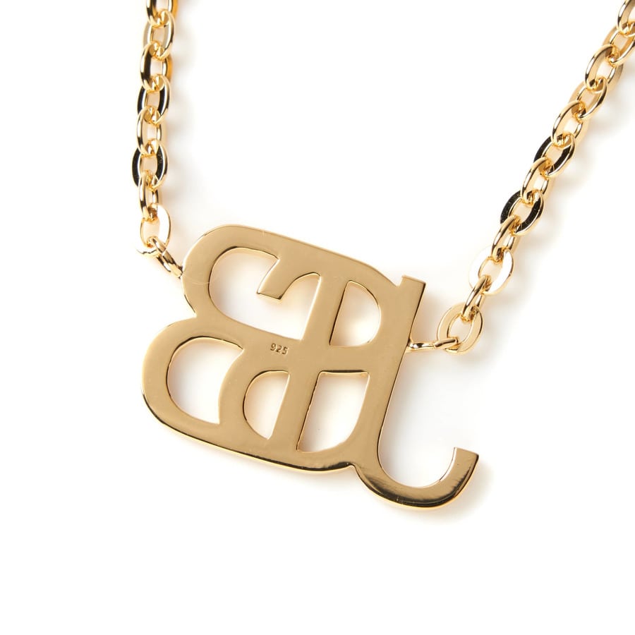 J.S.B. Logo Necklace Flat 詳細画像 Gold 4