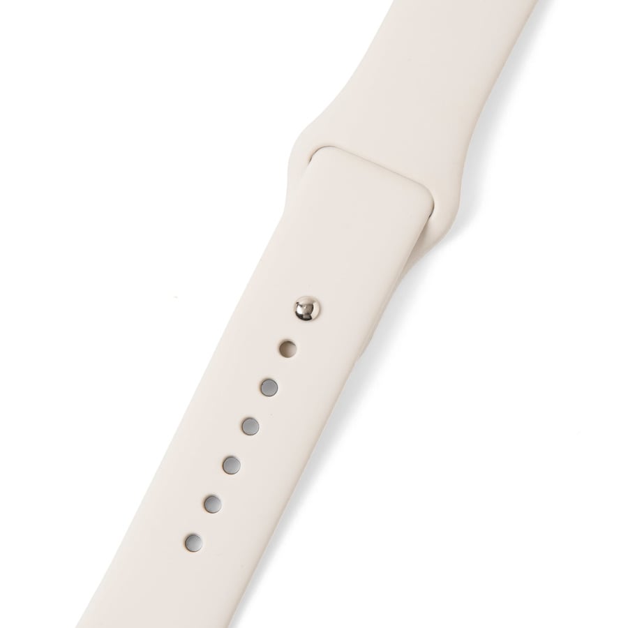 Fluffy Logo Apple Watch Band 詳細画像 O.White 3