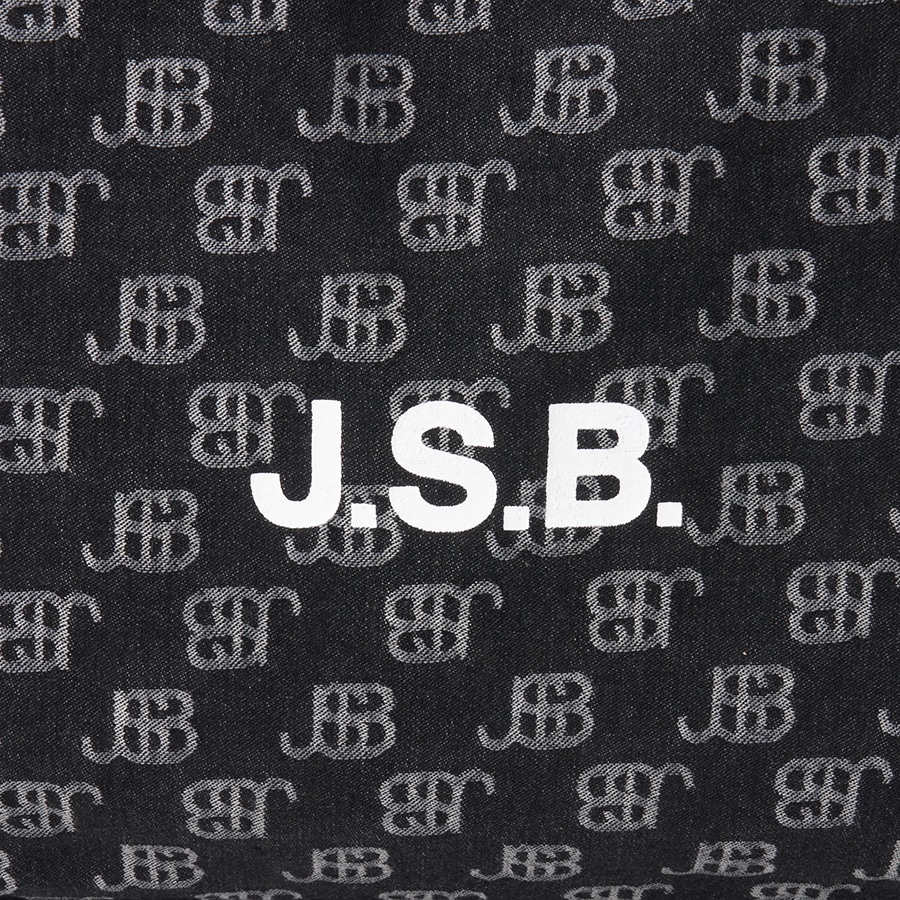 JSB Denim Monogram Tote Bag 詳細画像 Black 6