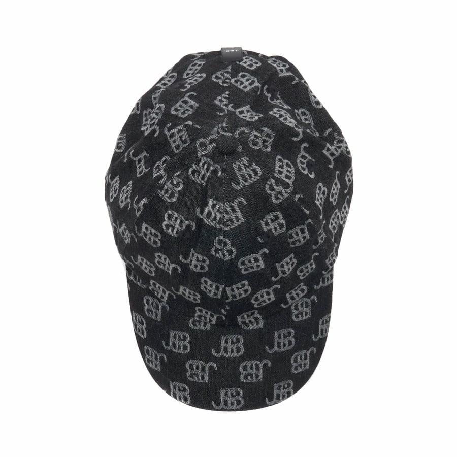 JSB Denim Monogram Cap 詳細画像 Black 4