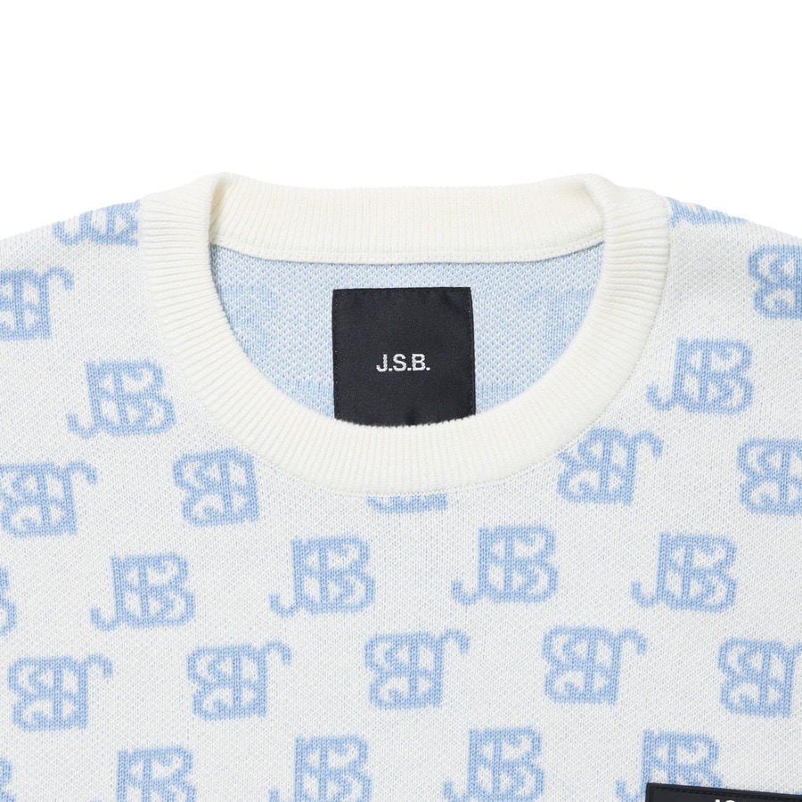 JSB Monogram Jacquard Knit | J.S.B. | VERTICAL GARAGE OFFICIAL ...