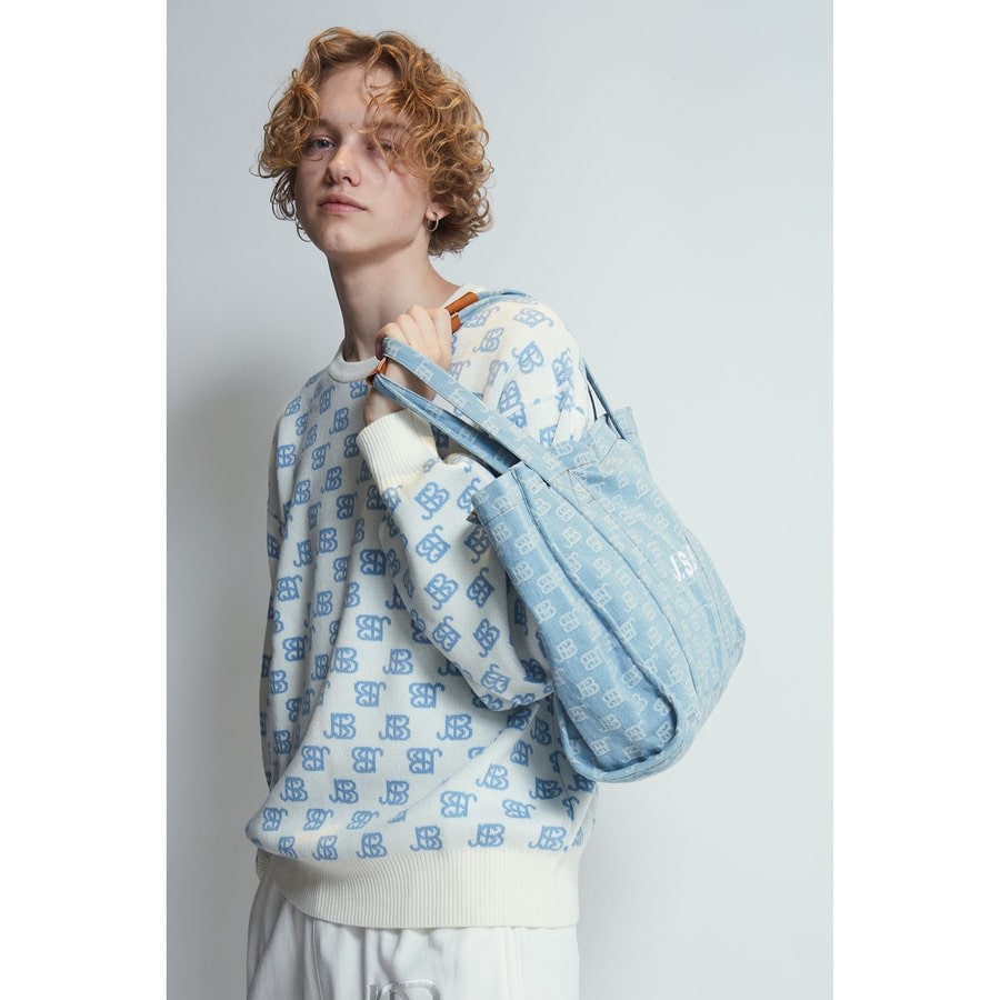 JSB Monogram Jacquard Knit | J.S.B. | VERTICAL GARAGE OFFICIAL