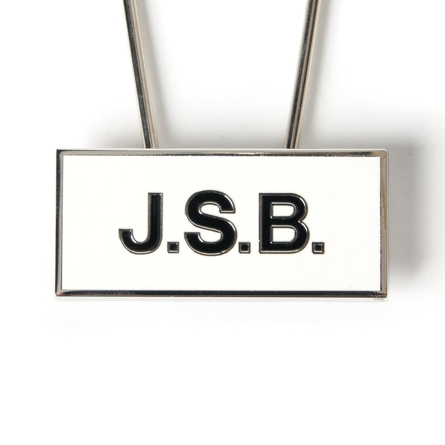 JSB Plate Key Ring 詳細画像 White 1
