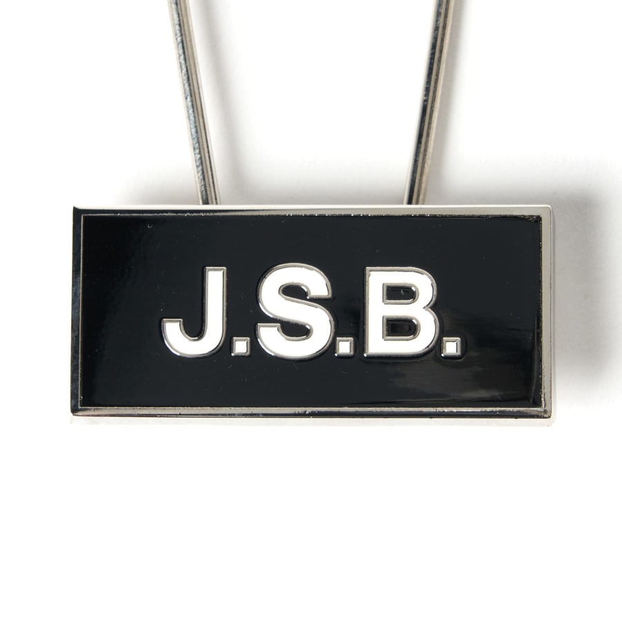 JSB Plate Key Ring 詳細画像 Black 2