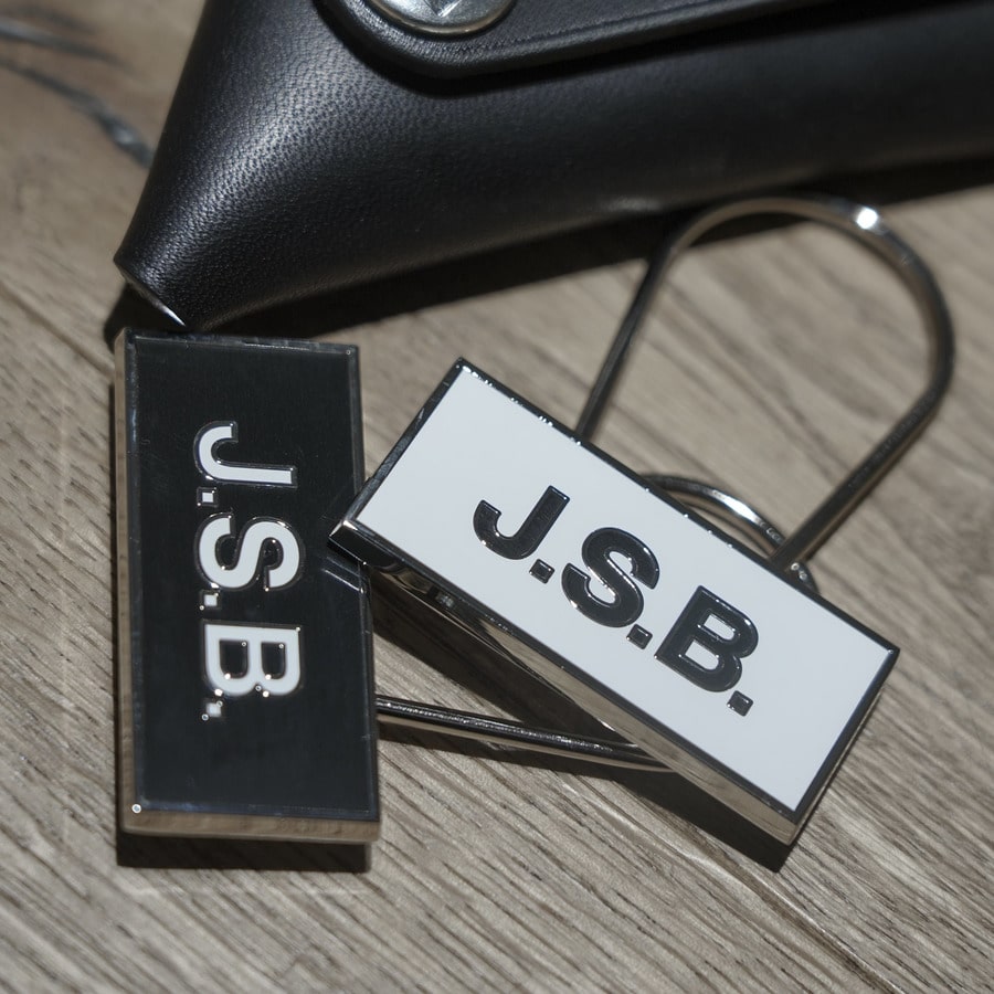 JSB Plate Key Ring 詳細画像 Black 7