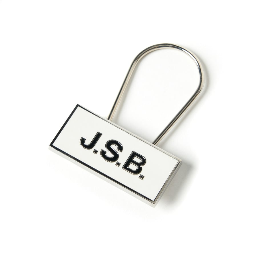 JSB Plate Key Ring 詳細画像 White 1