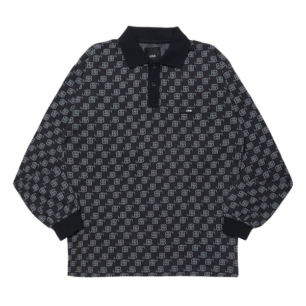 JSB Monogram Polo LS Shirt | J.S.B. | VERTICAL GARAGE OFFICIAL ...