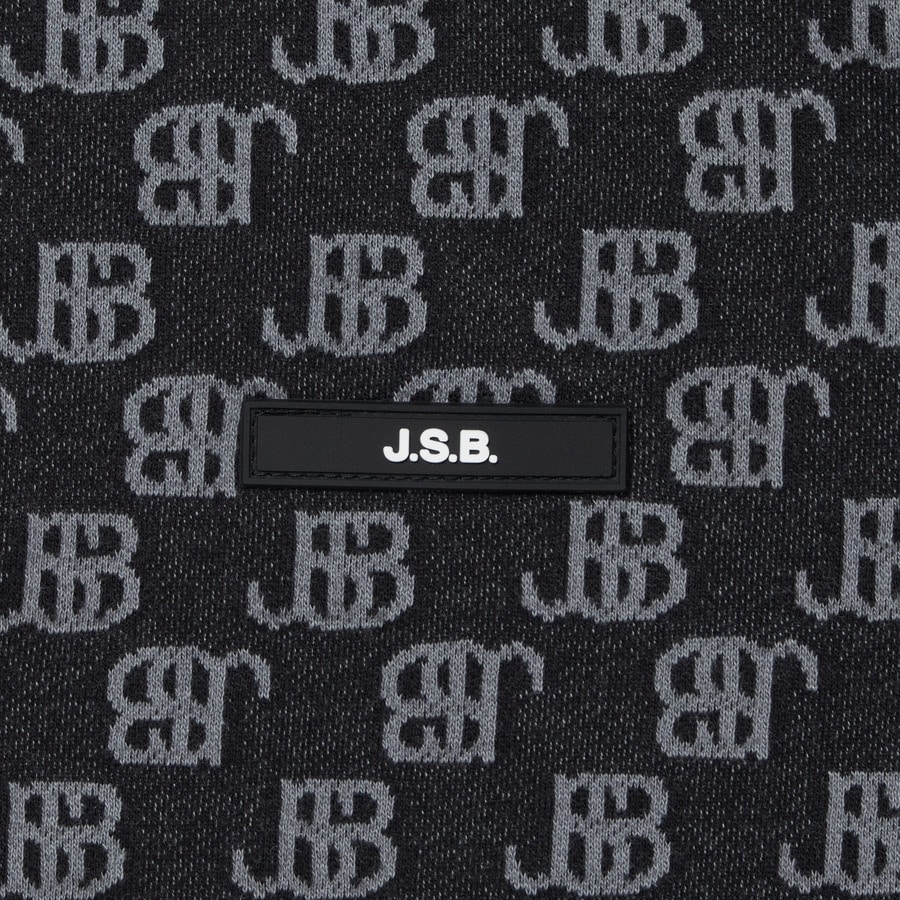 JSB Monogram Polo LS Shirt 詳細画像 Black 4