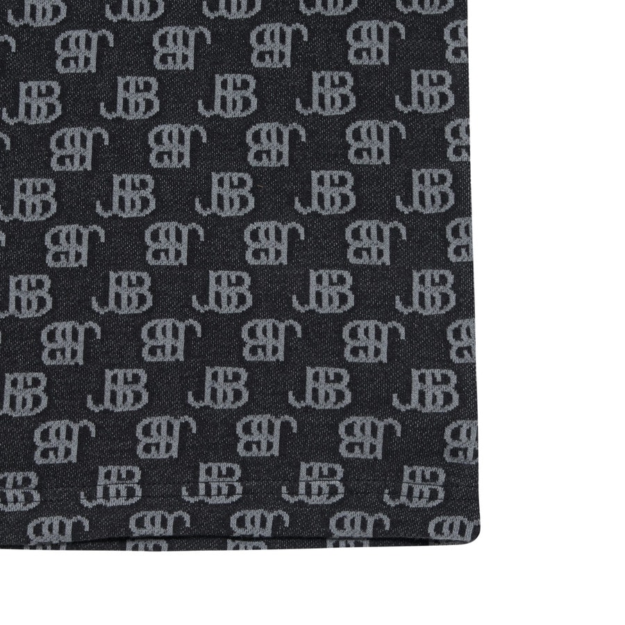 JSB Monogram Polo LS Shirt 詳細画像 Black 5