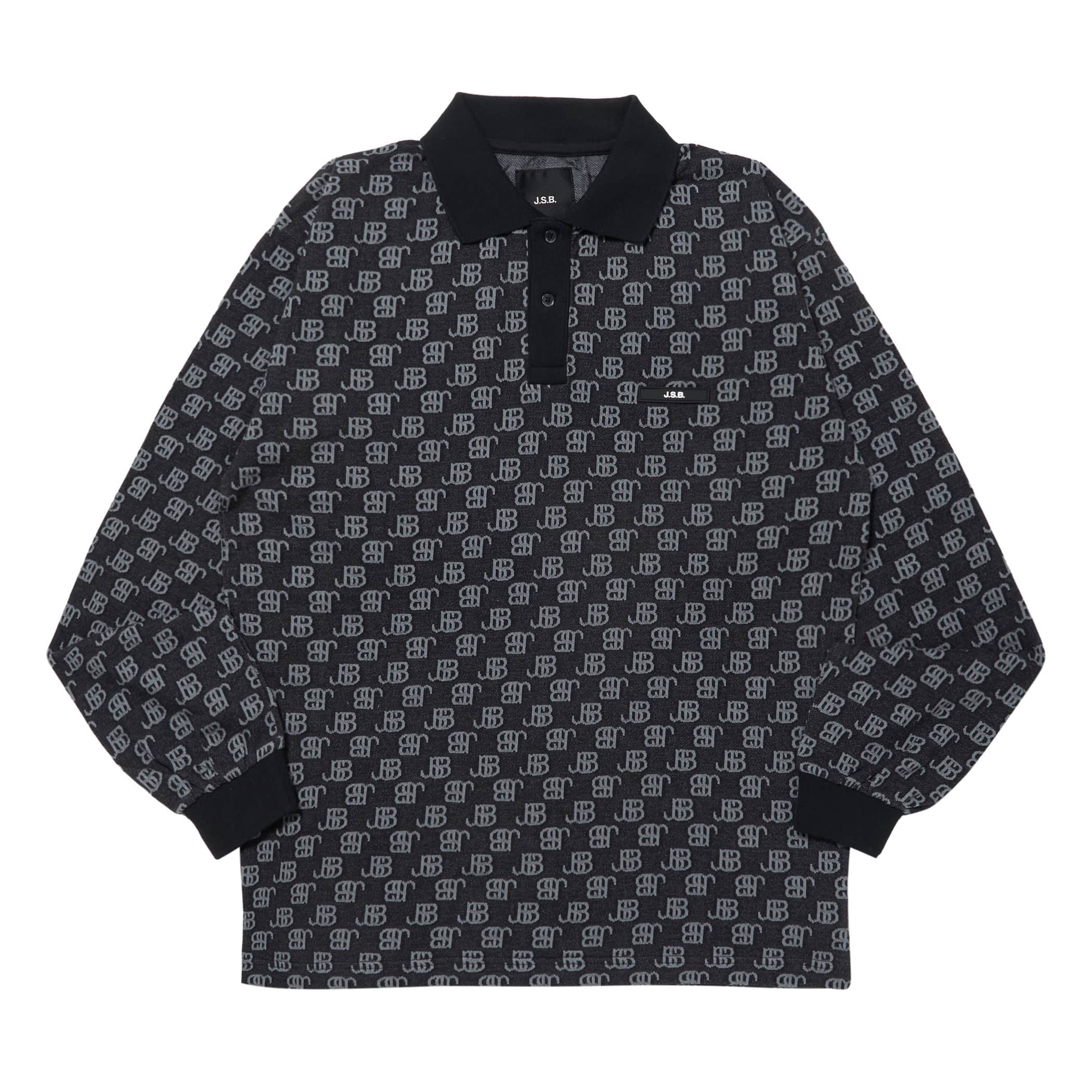 JSB Monogram Polo LS Shirt | J.S.B. | VERTICAL GARAGE ...