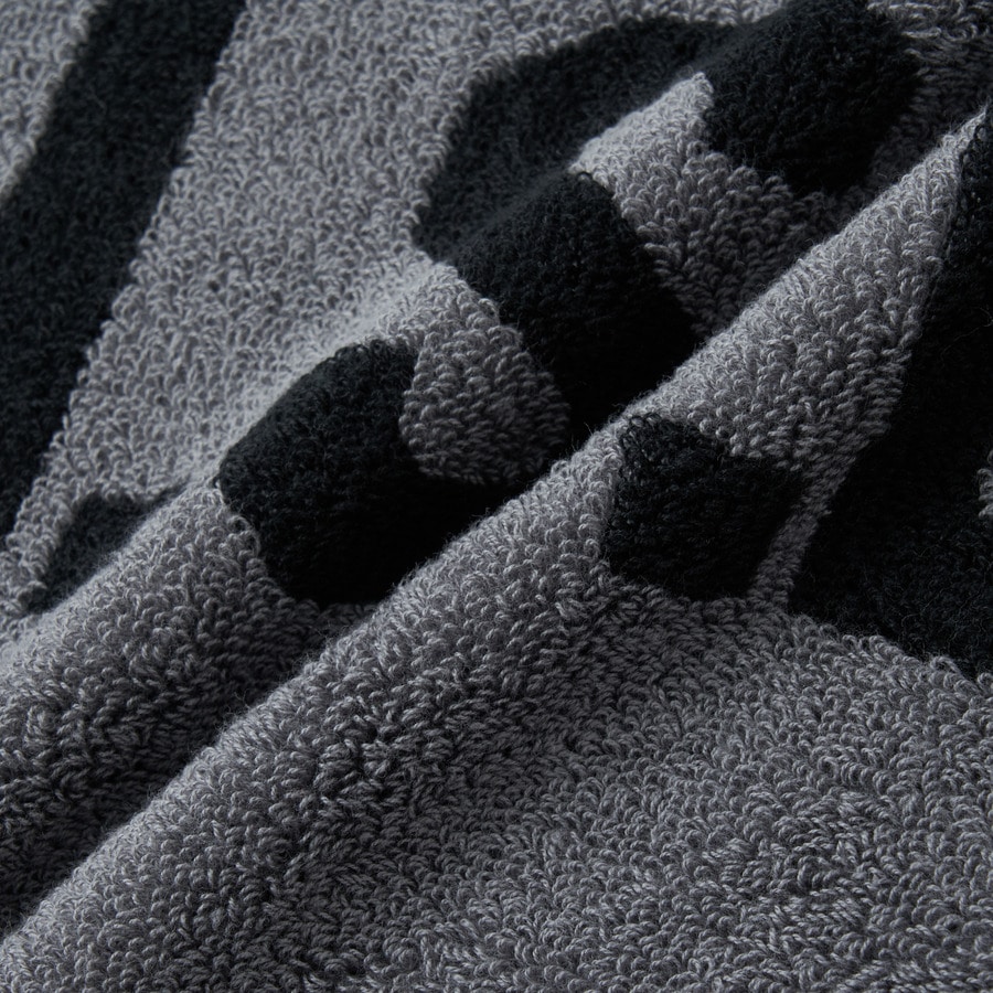 College Logo Hand Towel BK 詳細画像 Black 5