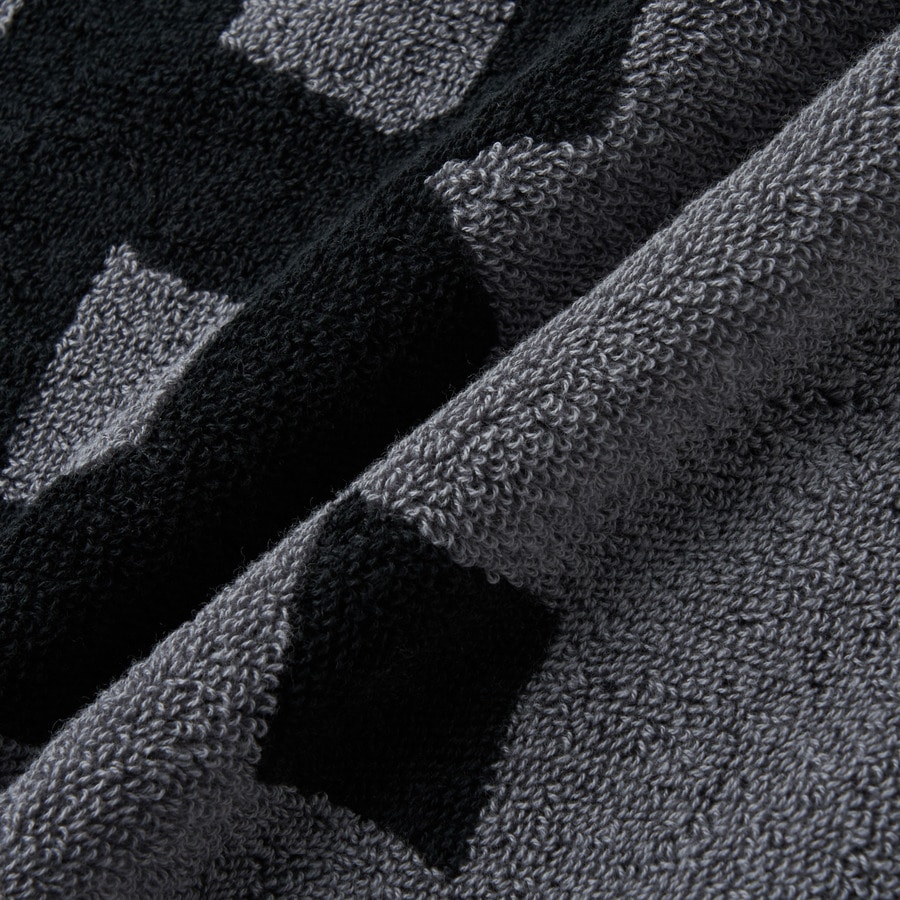 College Logo Face Towel BK 詳細画像 Black 5