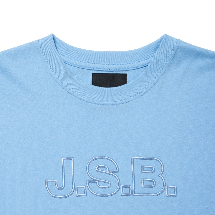 J.S.B. Logo Outline Stitch Tee 詳細画像 Black 2