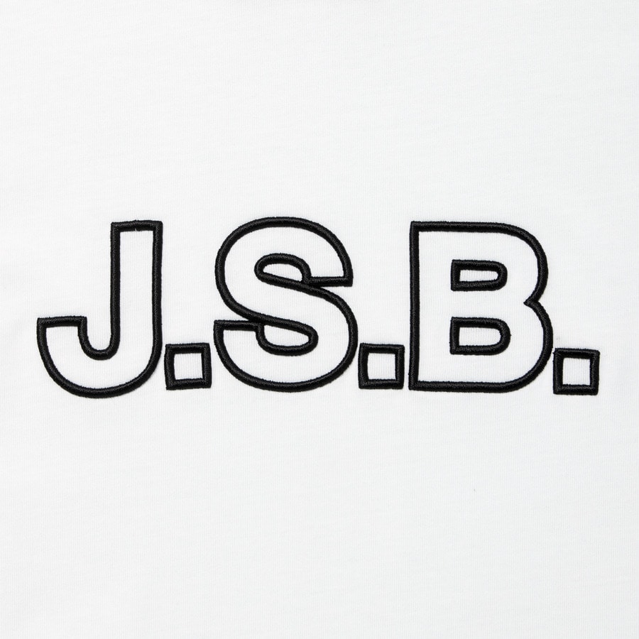 J.S.B. Logo Outline Stitch Tee 詳細画像 Blue 3