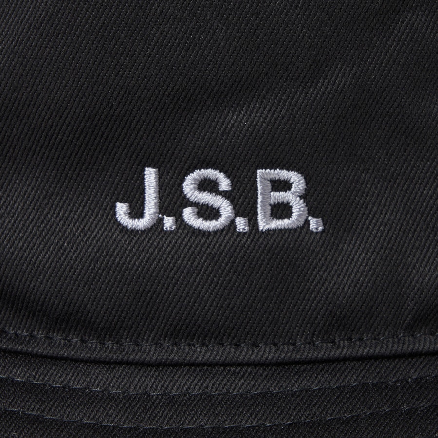 JSB Slogan EMB Bucket Hat 詳細画像 Black 4